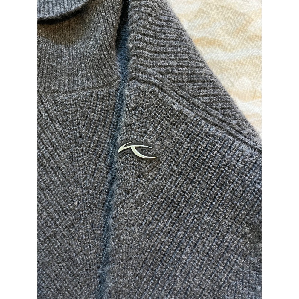 KJUS Geneva Wool Cashmere gray Sweater Turtleneck Icon - Picture 9 of 10